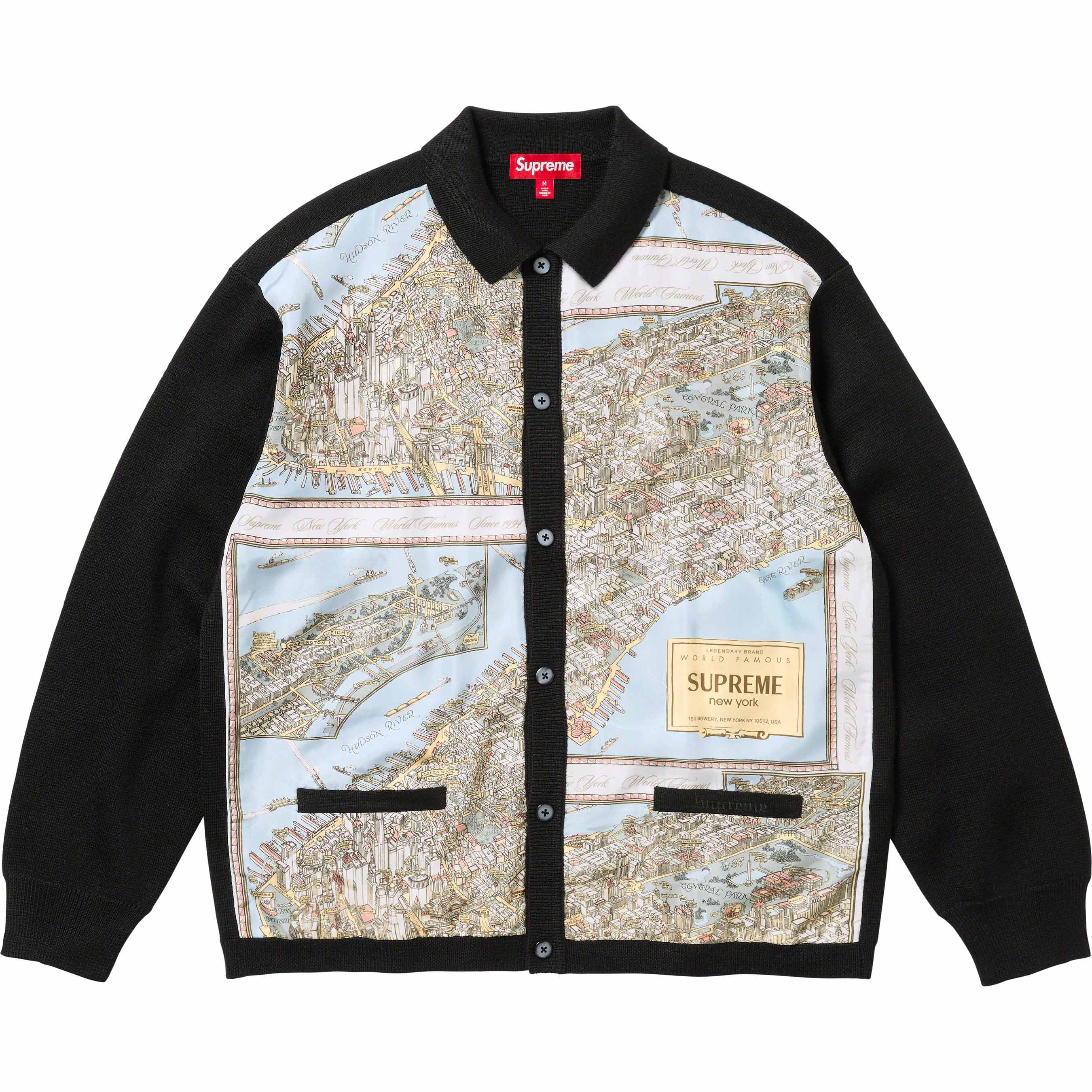 Silk Map Cardigan view 6